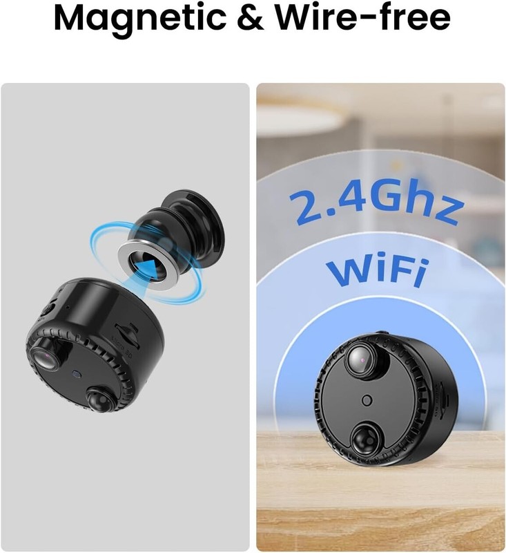 Long Battery Life 4K Mini WiFi Security Camera with Flexible Storage Options gallery