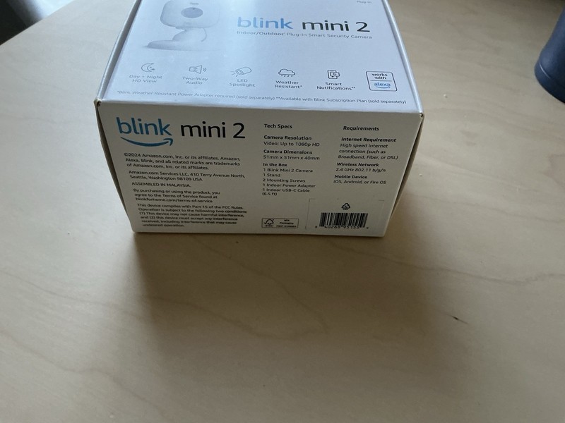 Blink Mini 2 Security Camera Webcam 1080p Home Pet Cam With Mic gallery