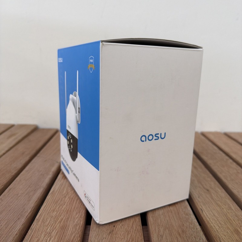 AOSU HD Wi-Fi Security Camera OutdoorCam D1 Lite Model:C5L, White- BRAND NEW gallery