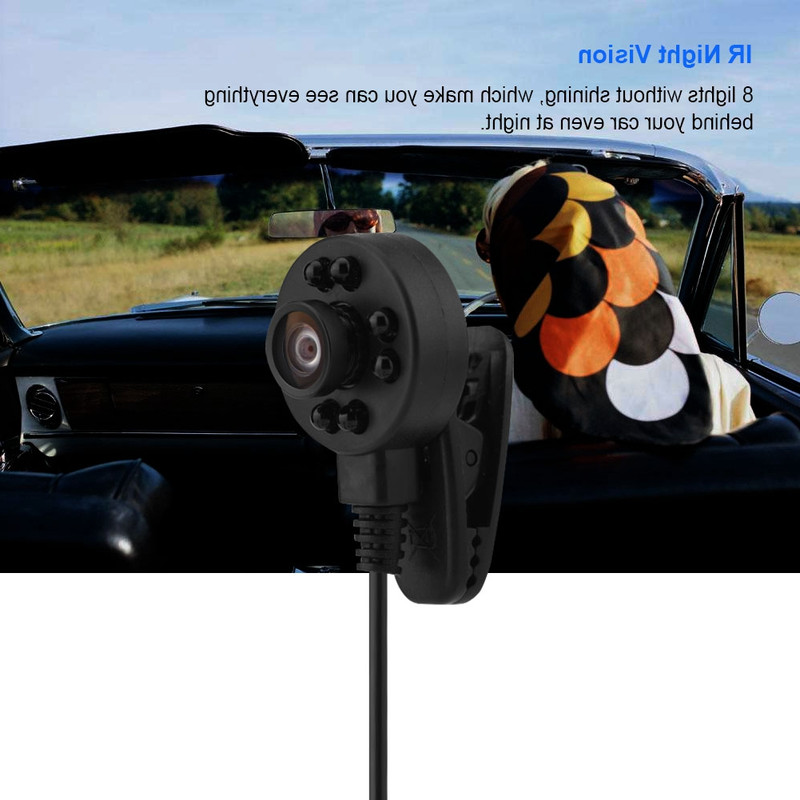 HD 60° Wide Angle Camera 8 LED IR Night Camera Audio And Video FPV Micro gallery