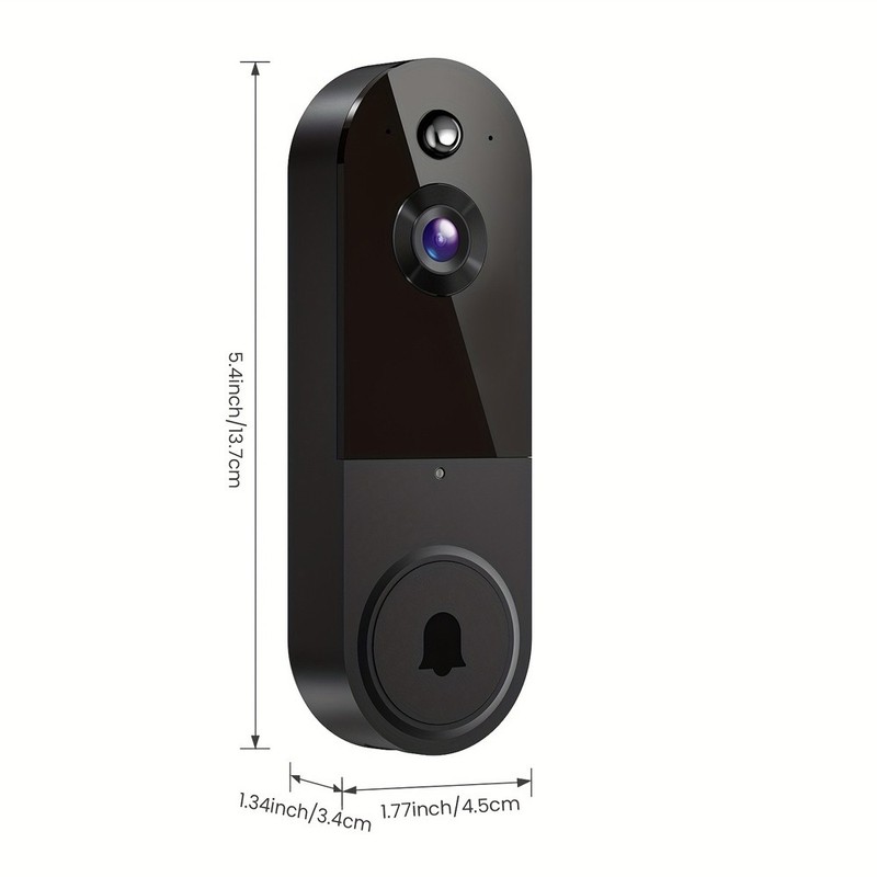 1080P Video Doorbell Camera, Intelligent Body Detection, Cloud Storage, Realtime gallery