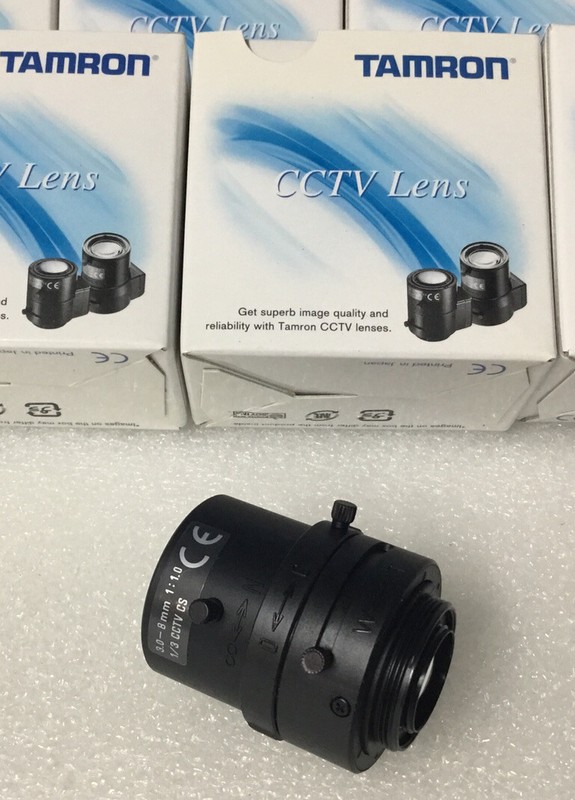 TAMRON Lens 13VM308AS 3-8mm F1.0 1/3" CS Manual Iris Surveillances Camera NEW! gallery
