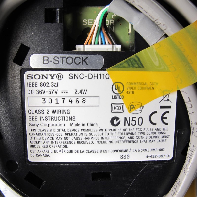 Sony SNC-DH110/W X Series 720p HD 1.3 Megapixel Dome Network Camera - White gallery