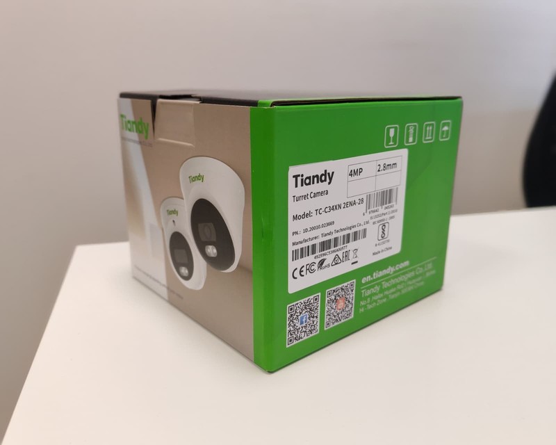 Tiandy TC-C34XN 4MP PoE IP Network Camera 4-Pack New gallery