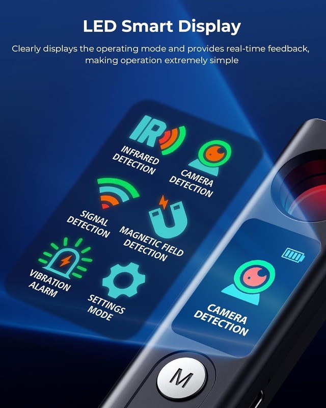 Ultimate Privacy Protection: LED Hidden Camera Detector & Anti-Theft Security gallery