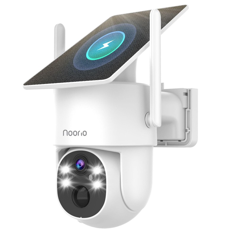 2K Solar Security Camera Outdoor Wireless, 360° Pan Tilt, WiFi 6 Dual-Band 2….