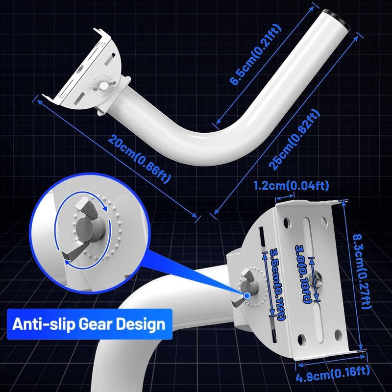 Pole Mount Bracket for Wireless Bridge Point to Point, TP - Link Mounting Bra... gallery