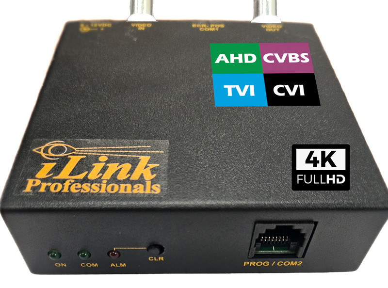 4K Point-of-Sale POS Cash Register Text Inserter /Overlay on CCTV Video HD DVR