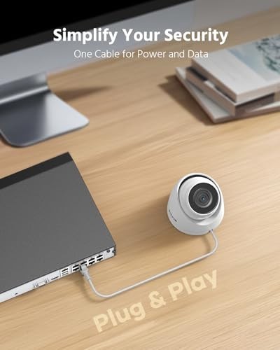 3K PoE Security Camera with Audio, Color Night Vision, AI Human Detection, IP67, gallery