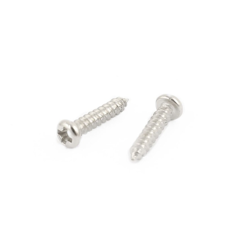 100pcs M2 x 10mm Stainless Steel Curved Phillips Round Head Self Tapping Screws gallery