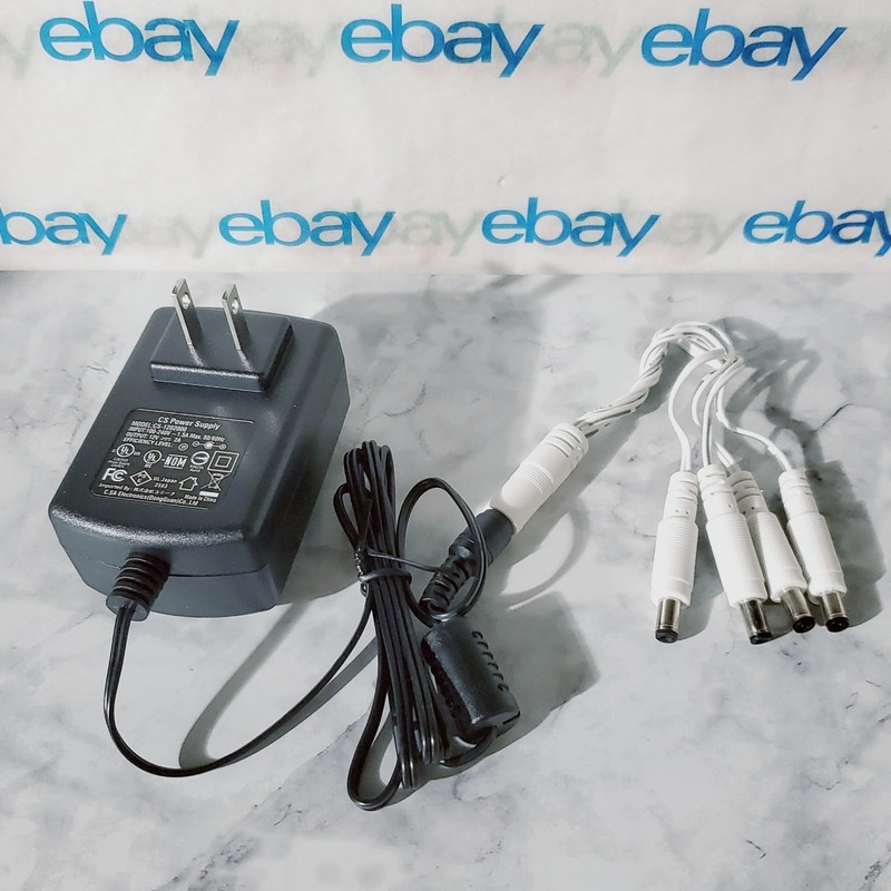 Swann Power Adapter & Splitter For PRO-1080MSFB 1080p HD Camera CCTV 4680