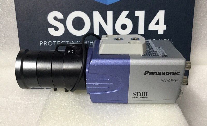 Panasonic WV-CP484 Security Color Camera W/ 5-40mm 540TVL ABF (SN:3357) TESTED! gallery