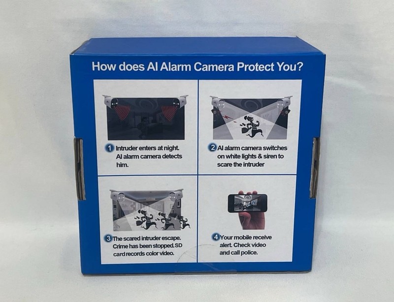 Outdoor Security Camera 1080p WiFi Floodlight Siren, Two Way Audio, Night Vision gallery