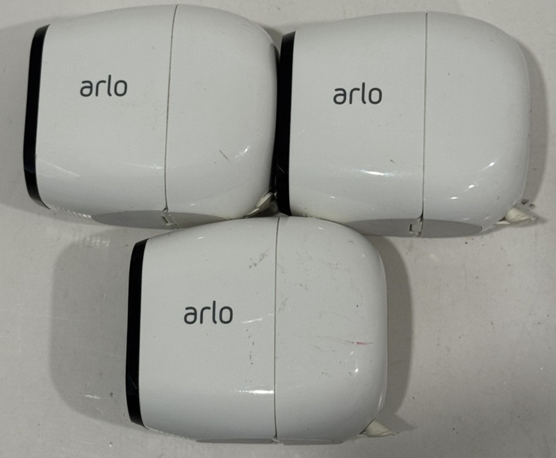 Lot Of 3 - Arlo Pro 720p VMC4030 HD Wireless Security Add ON Camera w/ Batteries gallery