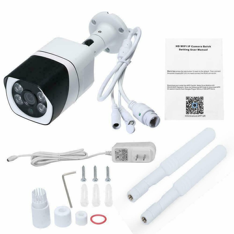 WiFi Outdoor Security Camera 1080P, 110°Wide Angle, Two-Way Audio, Motion Detect gallery