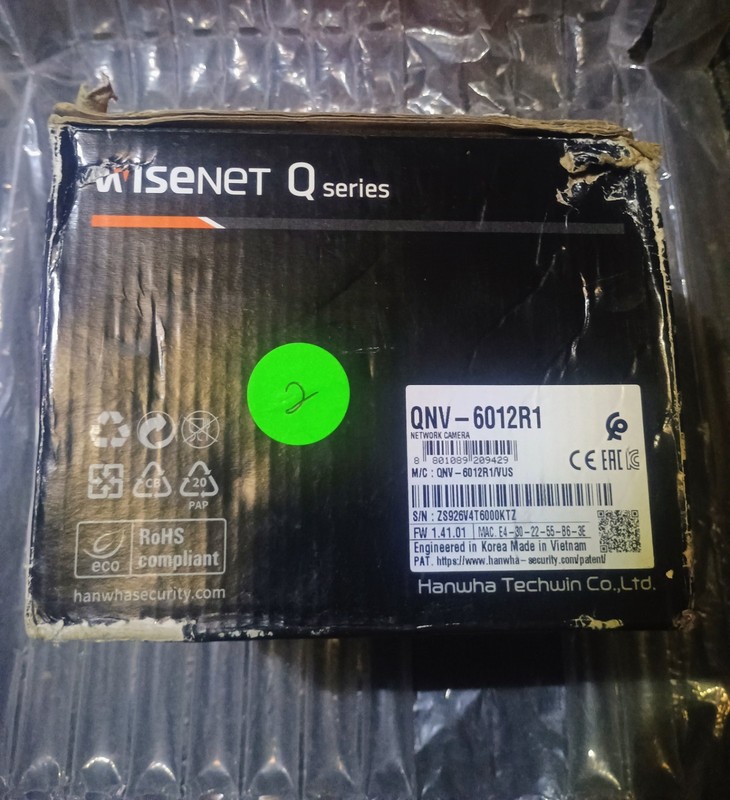 Wisenet QNV-6012R1 Network Camera Q Series Hanwha Security Cam gallery