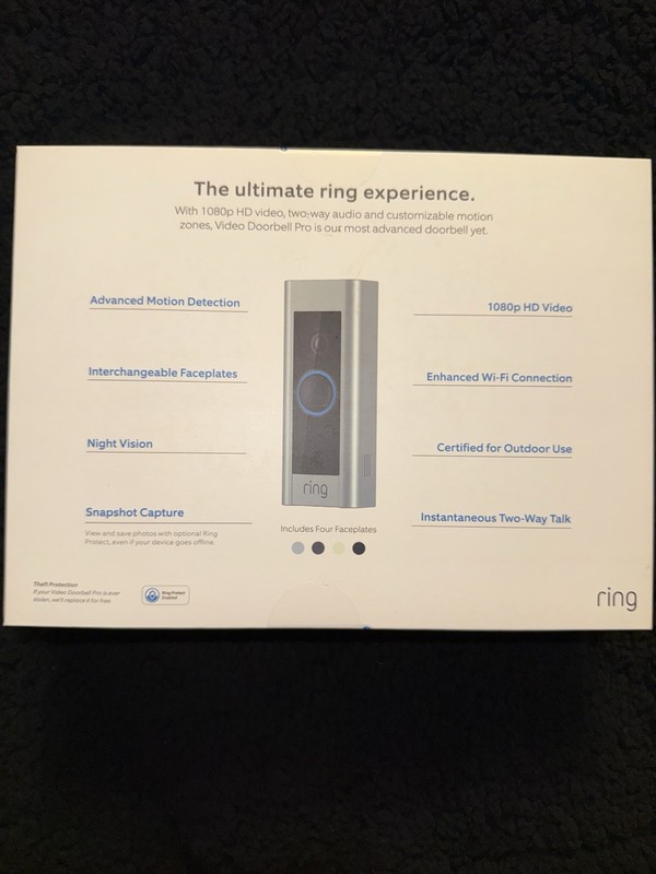 Ring Doorbell PRO NIB NEVER OPENED FACTORY SEALED gallery