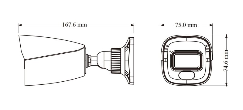 IP-5IR8S4C1-28, 4K Titanium IP Camera Turret, Dual Light LED & IR, Full Color gallery