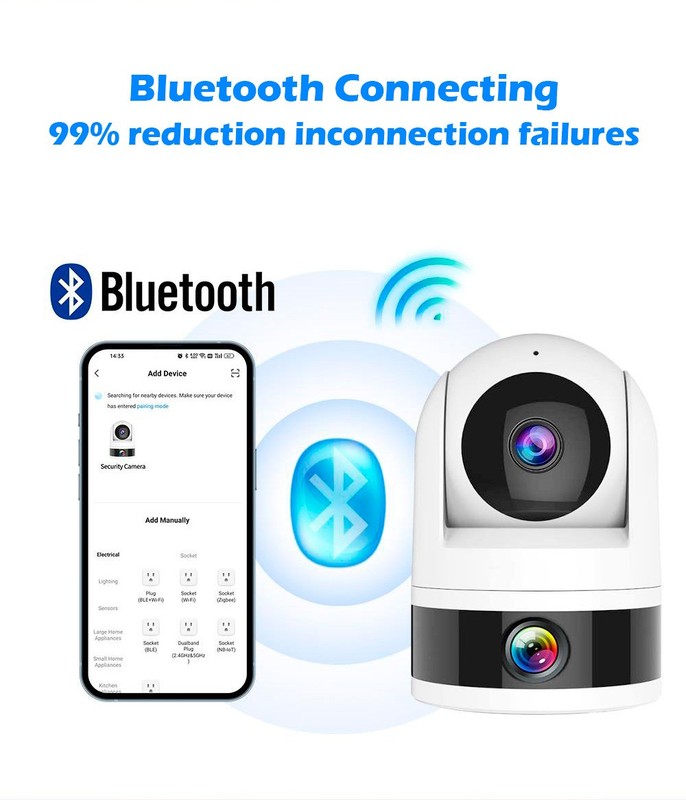 WiFi Security Camera Dual Lens Home Surveillance IP CCTV Pet Cam Monitor gallery