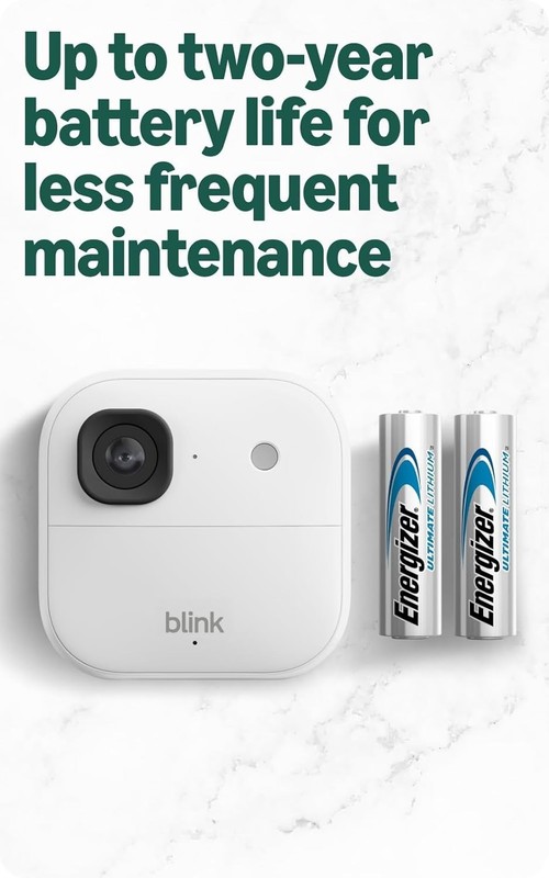 Blink Outdoor 4 2-Camera System 2K Wireless Security Cameras w/ Sync Module gallery