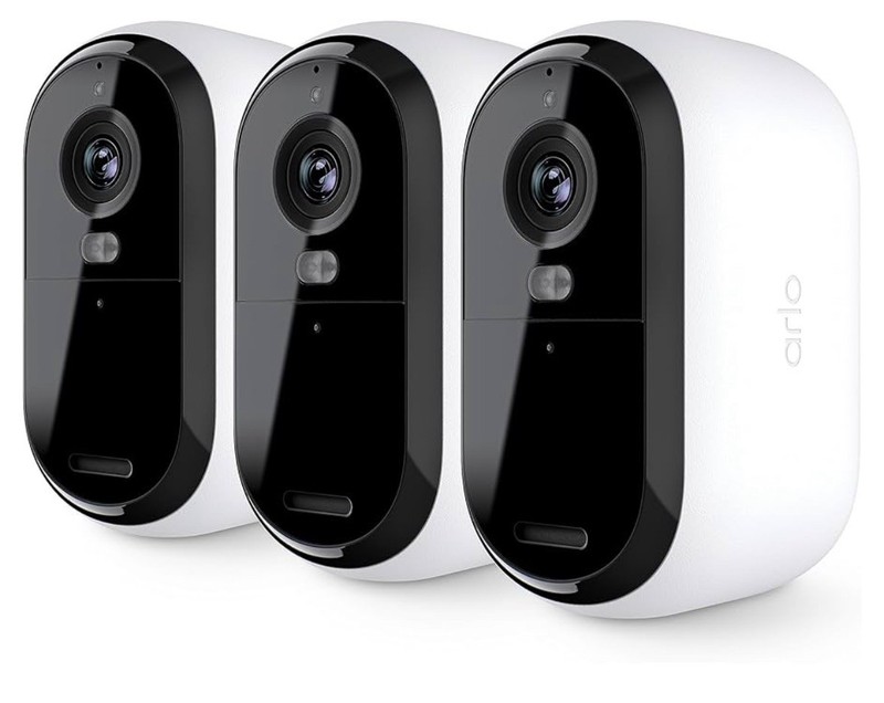 Arlo Essential Security Camera (2nd Generation) White (3 Pack) – Never used