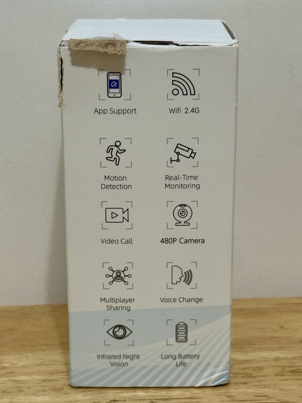 BNIB Visualizable Wifi Smart Doorbell U9 Sealed 3600mAH Motion Detection 480P gallery