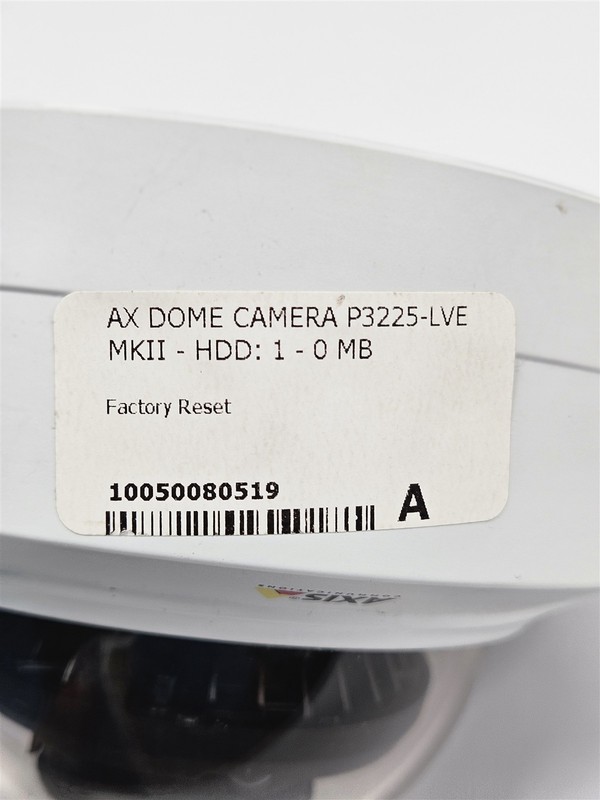 Axis P3225-LVE MKII 1080p Outdoor Dome IP Camera 0955-001 PoE Varifocal IR gallery
