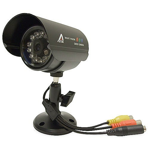 Wired Surveillance infrared Camera with Cable and Power Supply