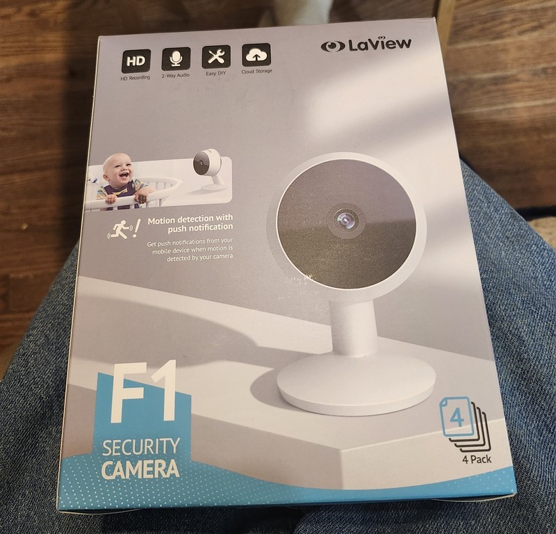 1080P Security Camera 4-Pack Indoor – WiFi Night Vision and Motion Detection