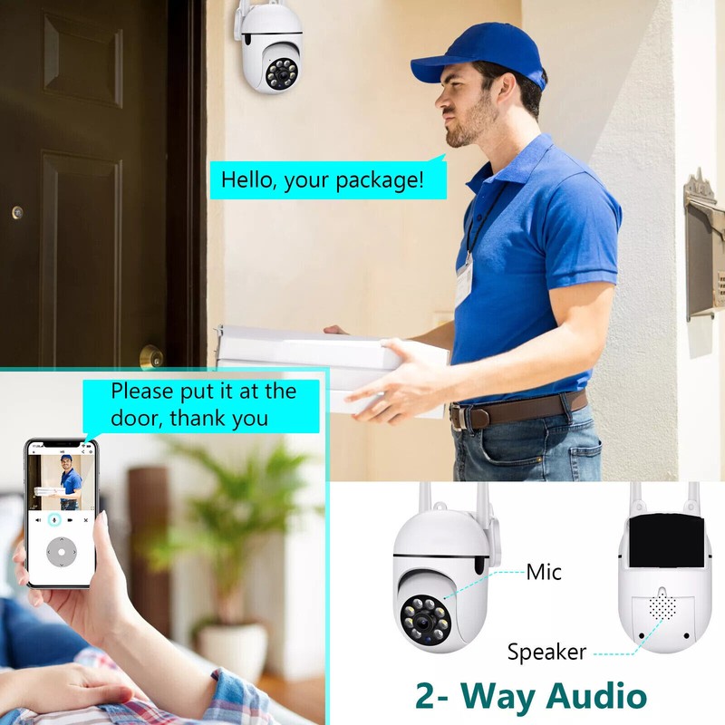 8x Wireless 5G WiFi Security Camera System Smart Outdoor Night Vision Cam 1080P gallery