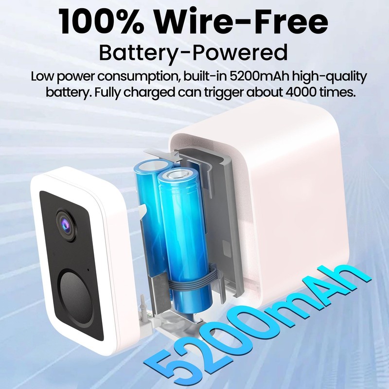 2K Security Cameras Wireless Outdoor, Free Cloud Storage, Integrated Spotligh... gallery