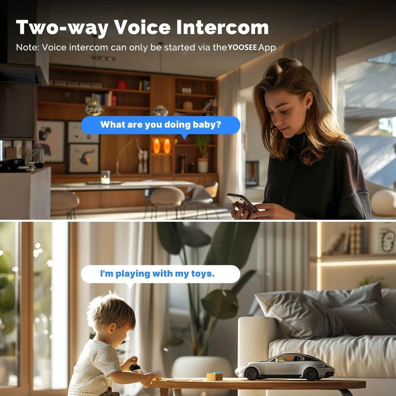 8MP Wifi IP Camera Dual Lens with Adjustable Bracket Security Wireless Surveilla gallery