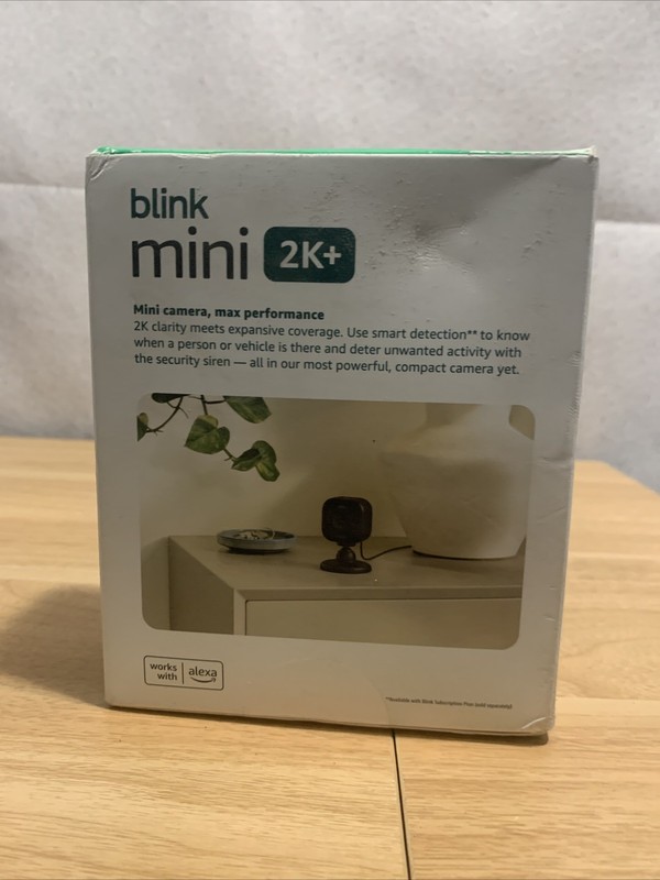 Blink Black Mini 2K+ Compact plug-in security camera 2K video resolution 2 Pack gallery