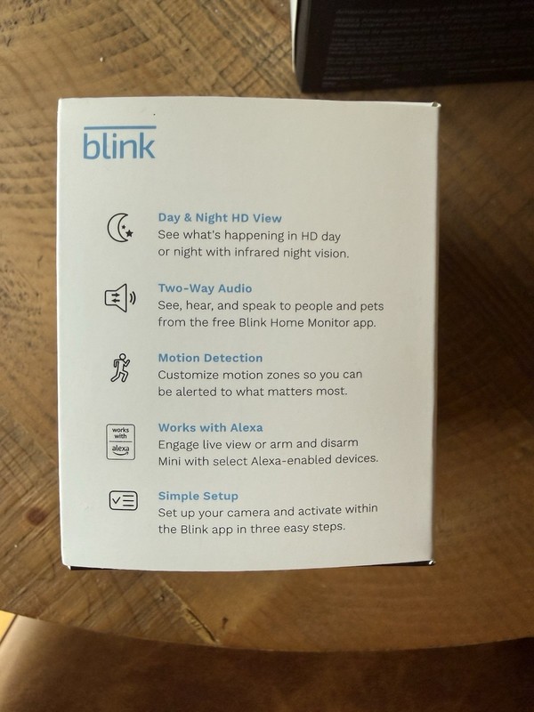 Blink Smart WiFi Video Doorbell Wireless, Black with Sync Module 2 and Mini Cam gallery