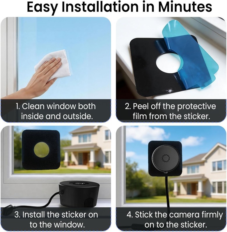 2K 3MP Window Security Camera with Starlight Night Vision & AI Motion Detection gallery