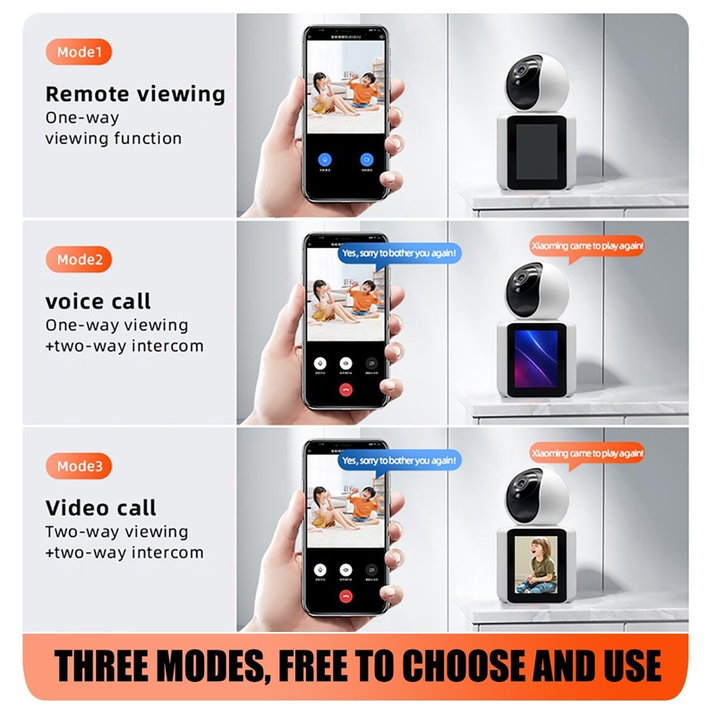 Wireless WiFi Camera Home Security 1080P DVR Night Vision Two-Way Video Baby Cam gallery