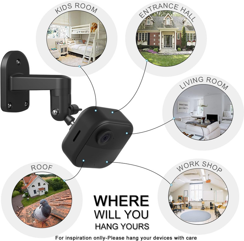2 Pack 360 Degree Adjustable Adhesive Mount for All-New Blink Outdoor (4Th Gen,3 gallery