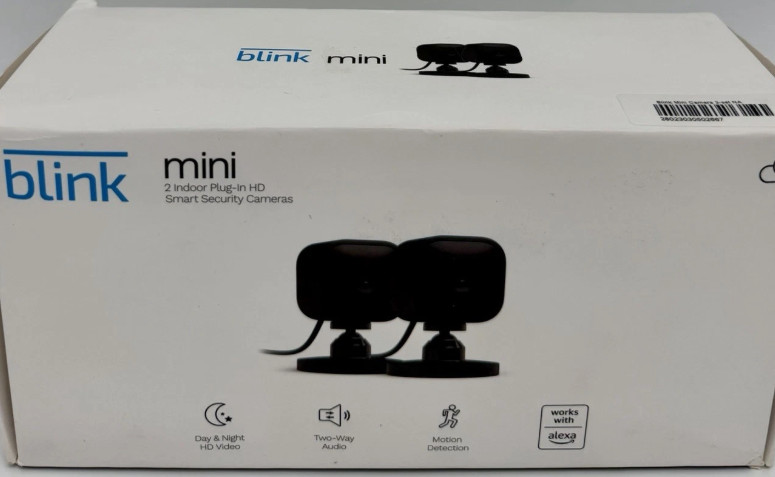 2 Pack Blink Mini 1080p WiFi Security Camera with Motion Detection Night Vision gallery