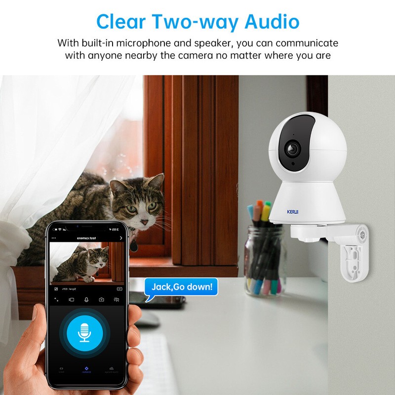 5MP HD Tuya Smart WiFi IP Camera Indoor Wireless Security Home CCTV Surveillance gallery