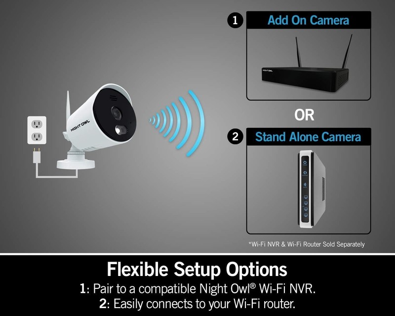 AC Powered 1080p HD Wi-Fi Indoor/Outdoor Camera with 100 ft. of Night Vision... gallery