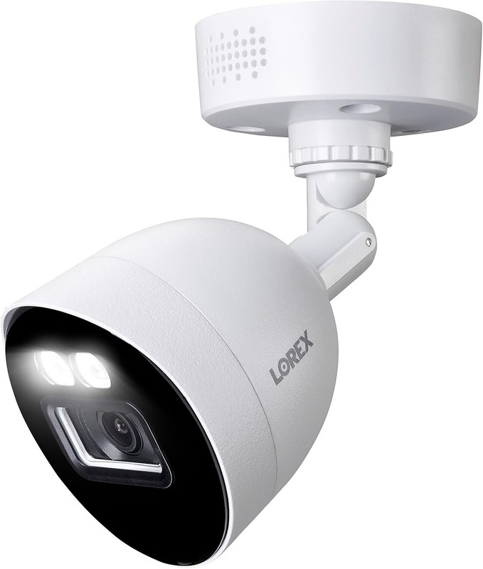 NEW Lorex C884DA 4K Smart Deterrence CVI Wired Camera + 60 Foot BNC Cable gallery
