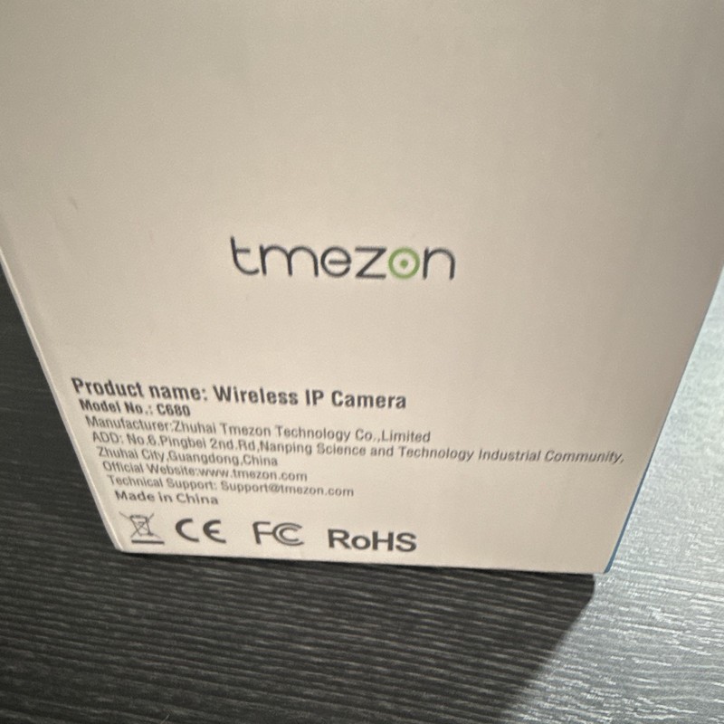 TMEZON C680 1080p Wi-Fi IP Indoor Camera Motion Detection Wide Angle Black x3 gallery