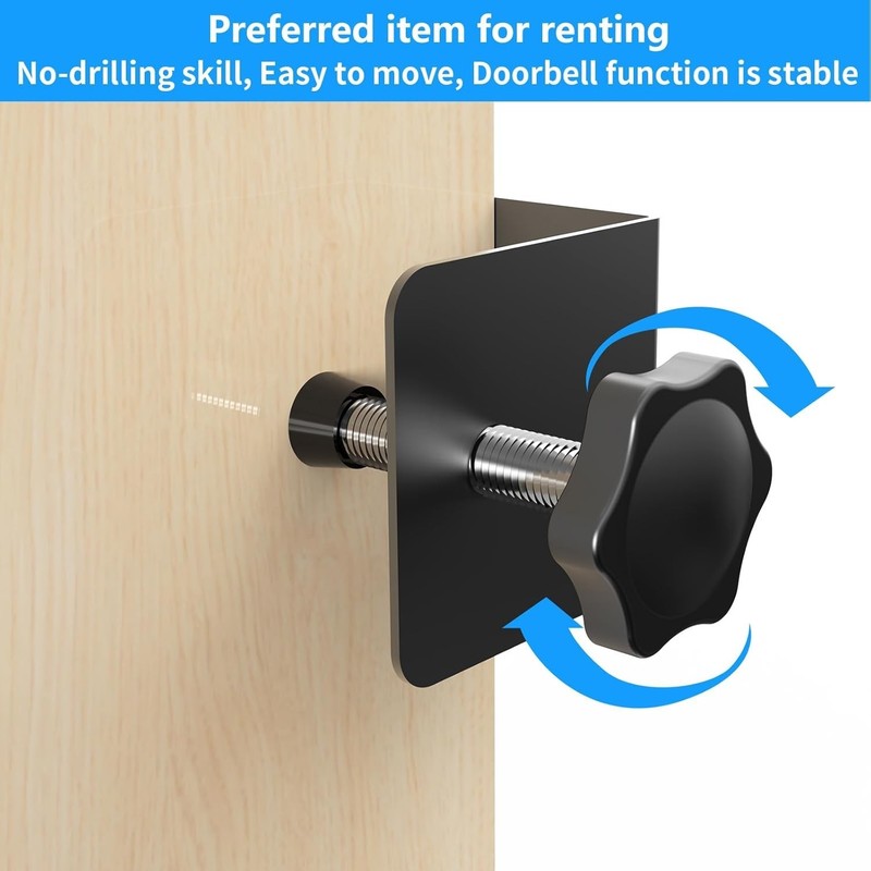 Anti-Theft Door Mount for Wyze Duo Cam Doorbell Only, No-Drill Wyze Doorbell ... gallery