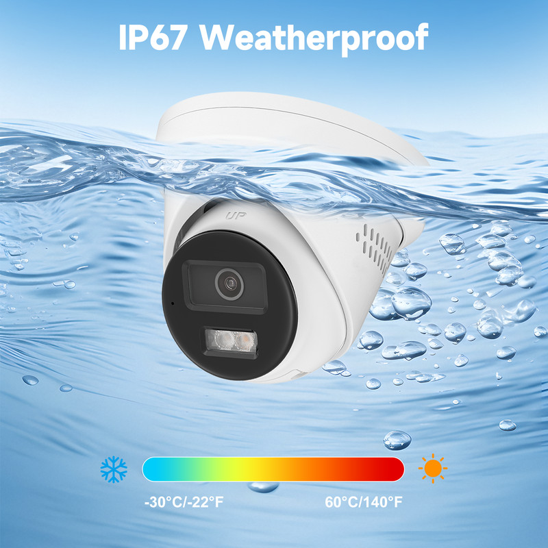 Anpviz 5MP Two Way Audio PoE Camera Active Audio Alarm Security Camera Outdoor gallery