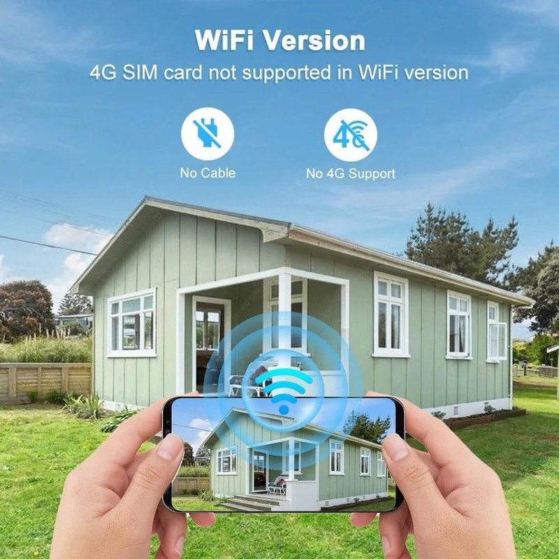 Solar Surveillance Cam – 2-Lens 3-Screen, 10X Zoom, 4G/WiFi gallery