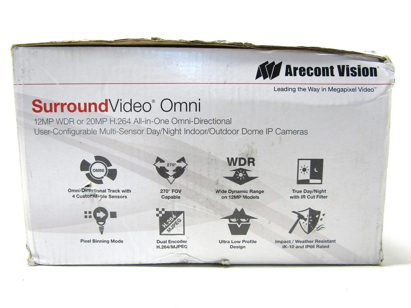New Arecont AV20175DN-NL 20 Megapixel Day/Night Indoor/Outdoor Door Dome gallery