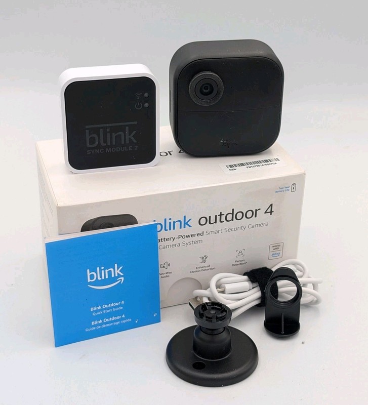 Blink Outdoor 4 Security Camera System w/ Sync Module 2 – Open Box