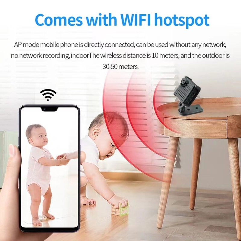 Mini 1080P Camera WiFi Portable Smart Security Cam Night Vision Motion Detection gallery