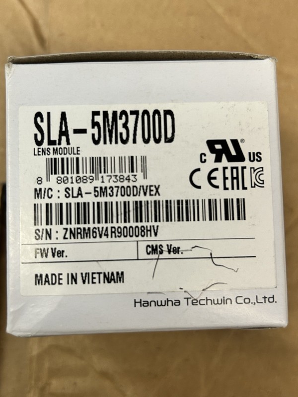 5M Lens Module for PNM-9000VD, MPN: SLA-5M3700D ,3.7mm fixed lens