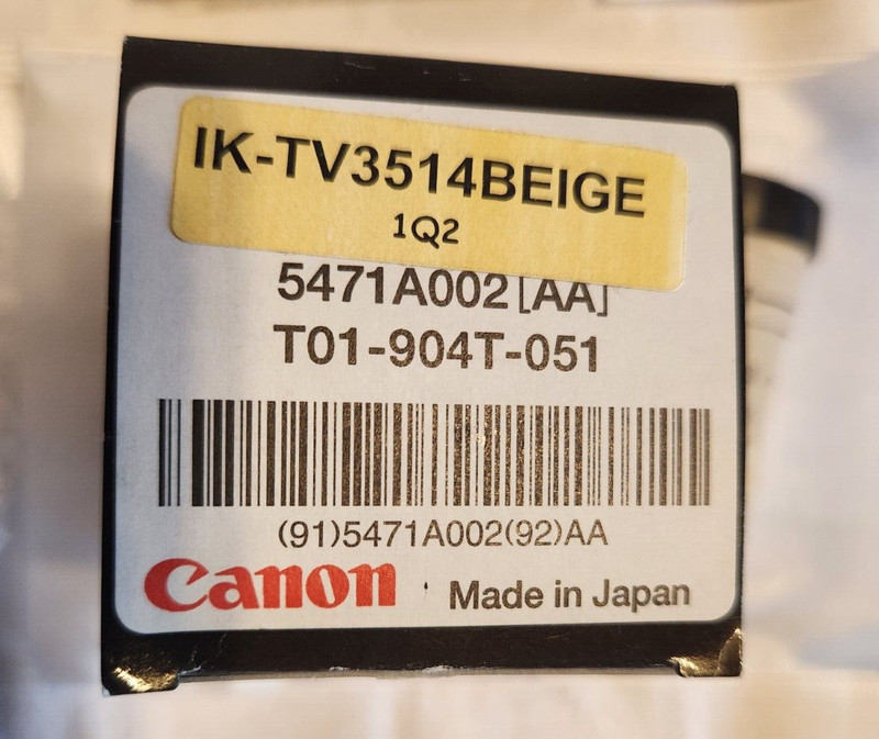 IKEGAMI ICD-505 CCTV Color Camera W/ 3.5-8mm 520TVL Security Surveillance Untest gallery